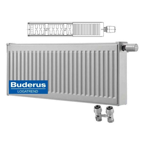 Стальной панельный радиатор Тип 22 Buderus Радиатор VK-Profil 22/300/1400 (36) (A)