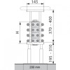 Стальной трубчатый радиатор 6-колончатый Arbonia BANK-RADIATOR 7F6150 6-и трубчатый радиатор, 7 секций, длина 1500мм