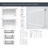 Стальной панельный радиатор Тип 11 Royal Thermo VENTIL COMPACT 11-500-800