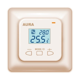 Терморегулятор для теплого пола Aura LTC 440 кремовый  