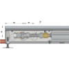 Внутрипольный конвектор длиной 2,1 м - 3 м Minib COIL-TO85 2750