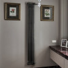 Стальной трубчатый радиатор 2-колончатый Zehnder Charleston Completto 2180/04/V001/RAL 9217