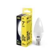 Лампа светодиодная 7Вт C35 свеча 4000К нейтр. бел. E14 230В IEK LLE-C35-7-230-40-E14