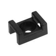 Площадка для крепления стяжки 22х16мм (ПС-2) черн. (уп.10шт) Rexant 07-2103-10