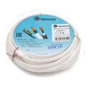 Провод ПВС 3х0.75 (2х0.75+1х0.75) 380В Б (бухта 5м) (шт) ПромЭл 13321560