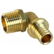 Угол Royal Thermo ritable аксиальный, латунь НР 25х3/4