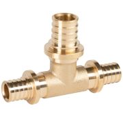 Тройник Royal Thermo ritable аксиальный переходной, латунь, 25-16-16