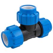 Тройник ПНД компрессионный 40 мм (ТПК-АКВА)