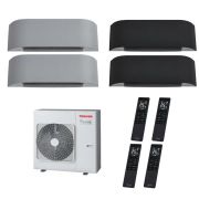 Мульти сплит система на 4 комнаты Мульти сплит система на 4 комнаты Toshiba RAS-4M27U2AVG-E / RAS-B10N4KVRG-E - 4 шт.